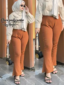 By Zayyenna - Flarepants Jumbo / Celana Highwaist Premium / Cutbray Jumbo / Celana Cutbray BigSize