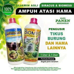 Pupuk Biomess Pengusir Tikus Burung Dan Hama Lainnya Sekaligus Penyubur Daun Bunga Dan Buah Semua Tanaman Biomes