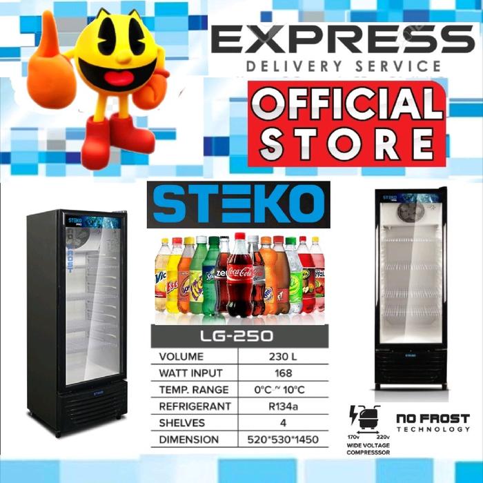 Gambar Steko Showcase Cooler 230L No Frost 4 Rak Lg 250 - Lg250 dari E Three Shop Kota Administrasi Jakarta Utara Tokopedia