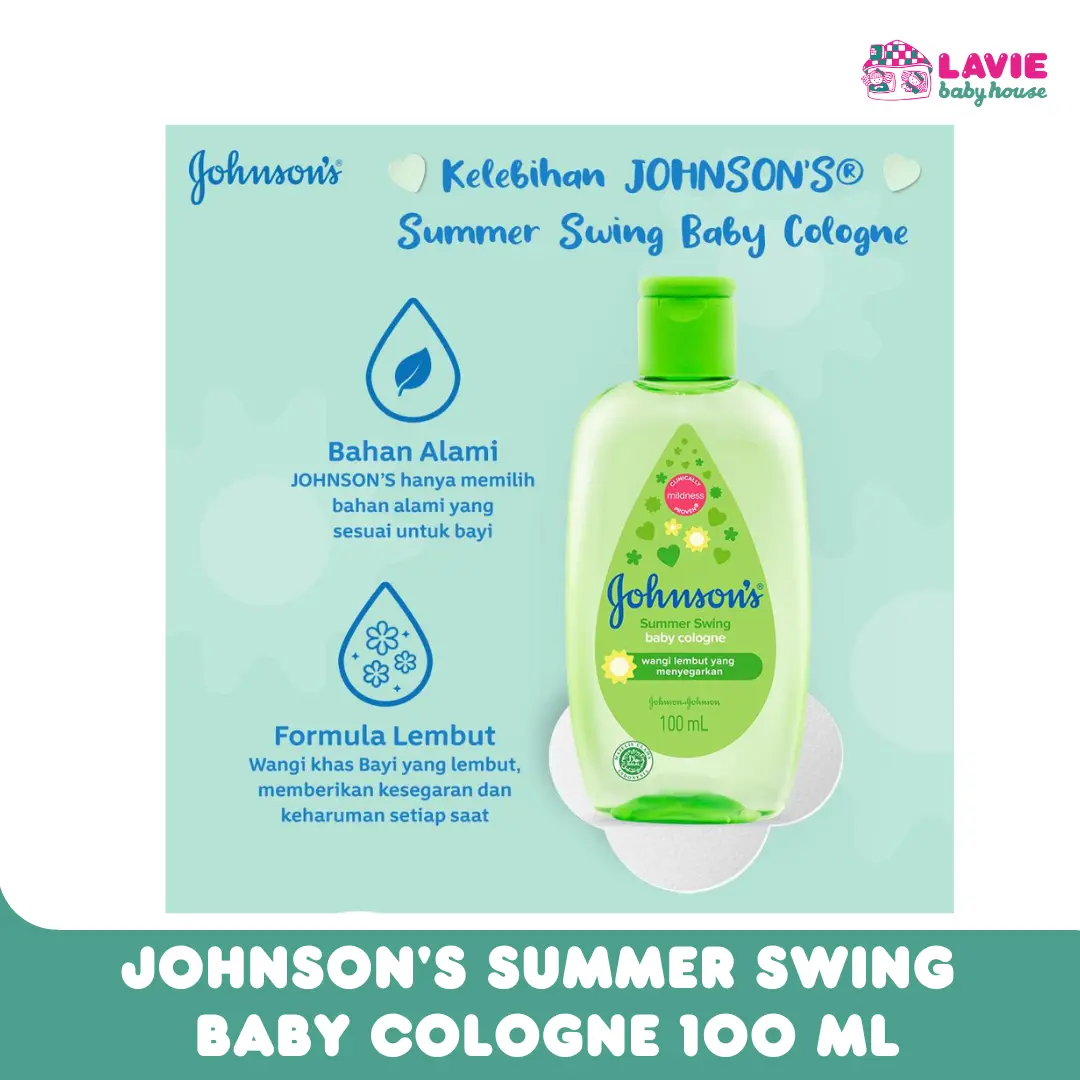 JOHNSON'S Summer Swing  Baby Cologne 100 ml/cologne bayi