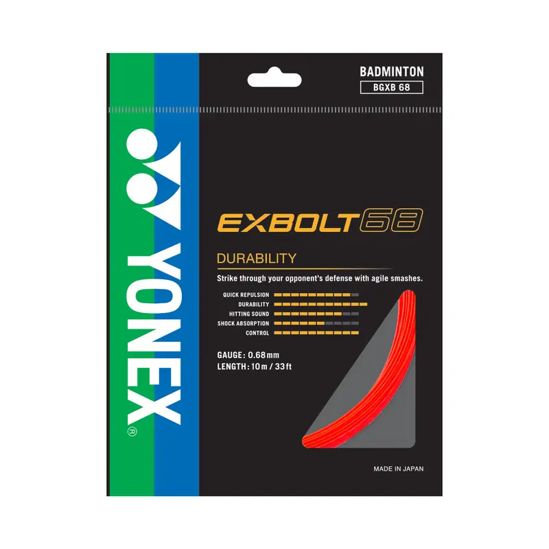 Yonex Badminton String EXBOLT 68 0