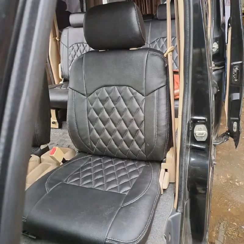 Sarung jok mobil timor 2baris komplit bonus bantal leher 3