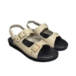 Jovanka - Sandal Wanita Kekinian Platform | Sepatu Sendal Tali Gesper - Alea