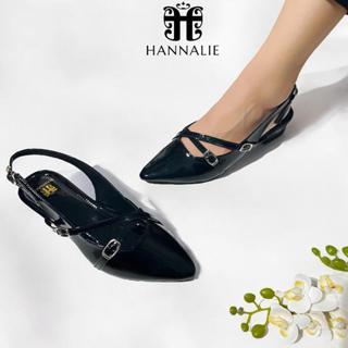 GRACIA - sandal lancip depan wanita Sandal Wanita High Heels Slop Tali Belakang Hak 3 Cm / High Heels 5