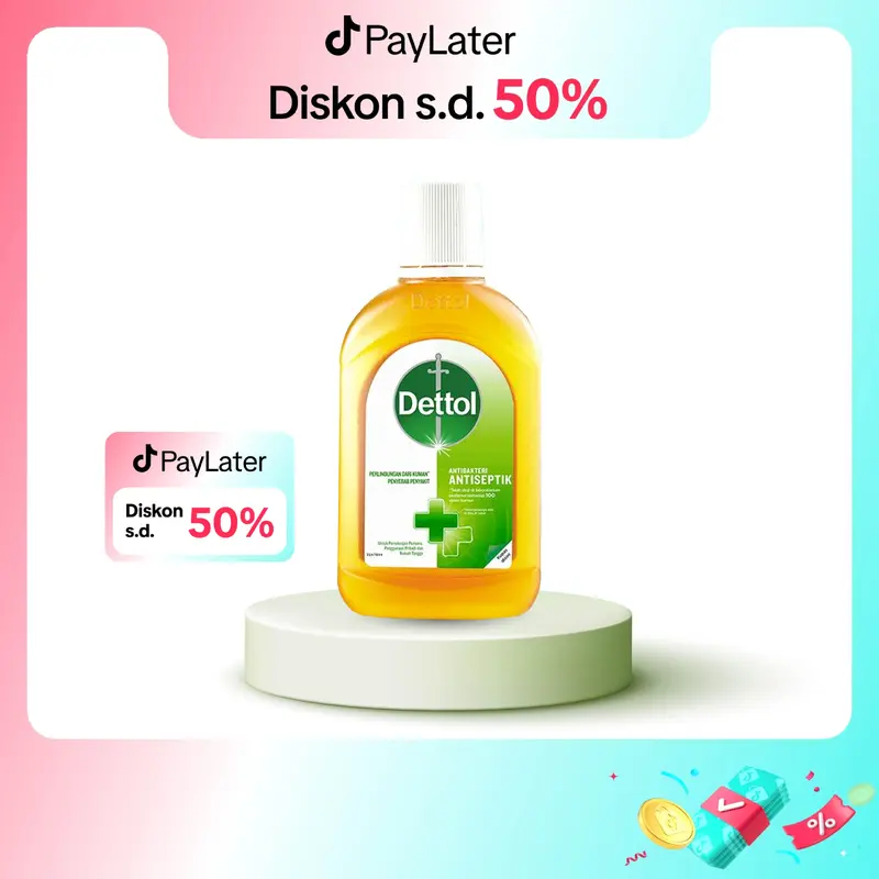 Dettol Cairan Antiseptik 245ml - Antiseptik Cair Anti Kuman dan Bakteri Antiseptic Liquid 0