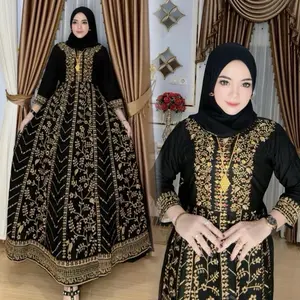 gamis hindi bordil full ashana