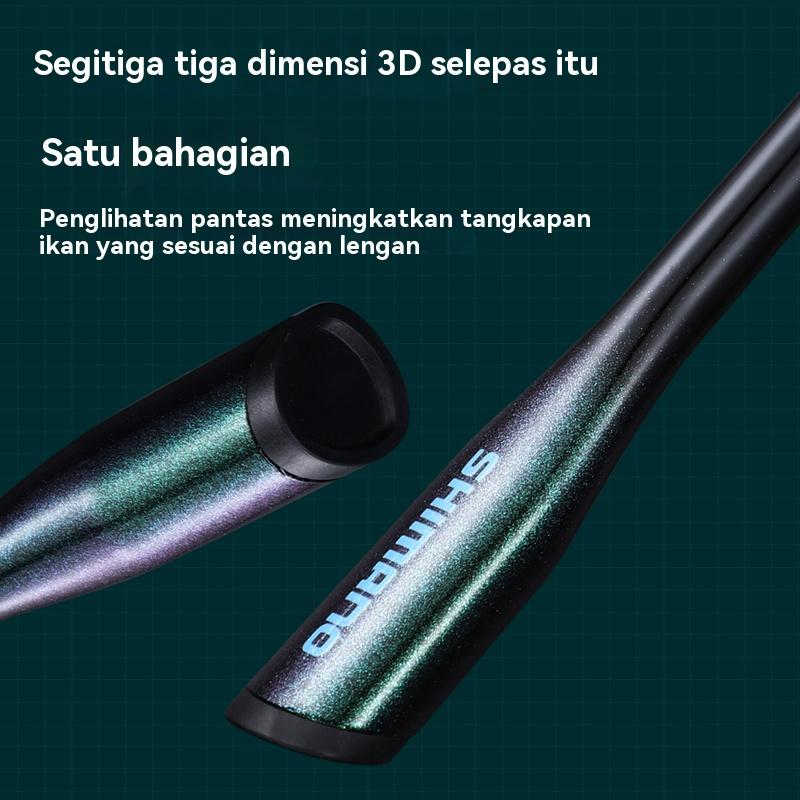 2025 New Forest Green SHIMANO Fishing Set – Includes 1.65m-2.1m Fishing Rod, Blue Bait Rod and One Blue Spinning Reel, Suitable for Outdoor Fishing