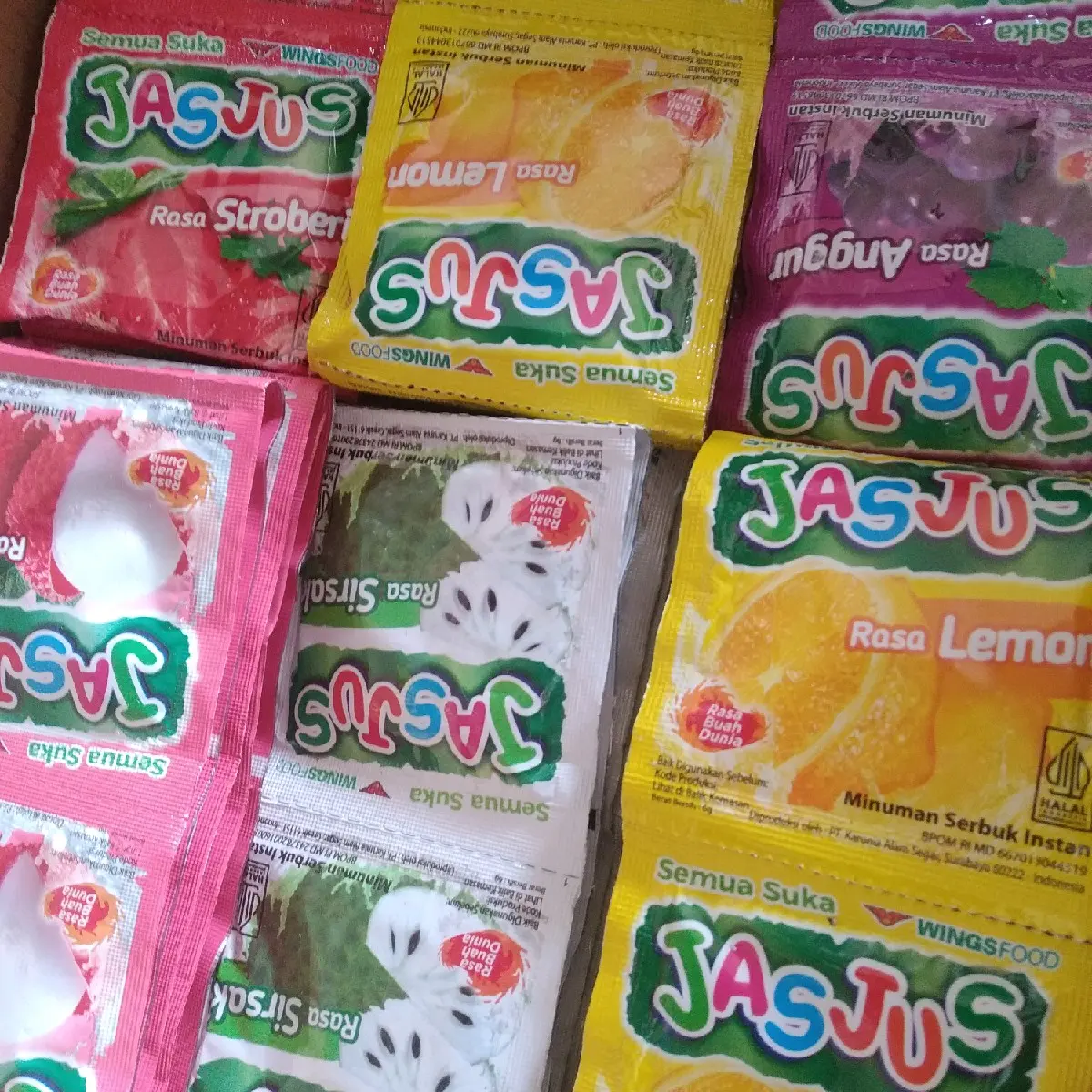 JASJUS Minuman Segar Semua Suka - Rasa Manis - Juice isi50pc