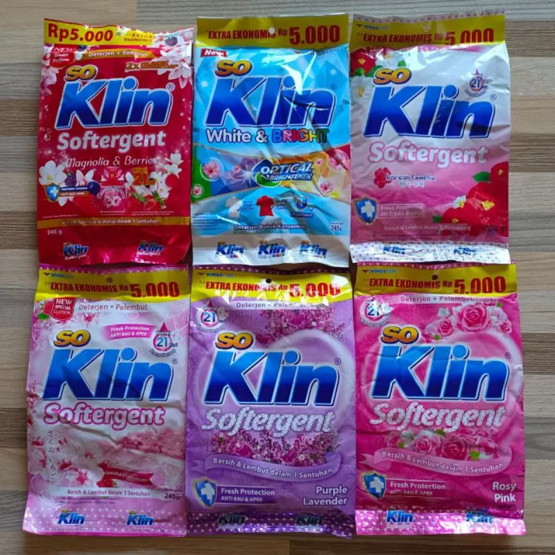Promo Paket 5 PCs Deterjent So Klin Soklin Bubuk 5000an 3
