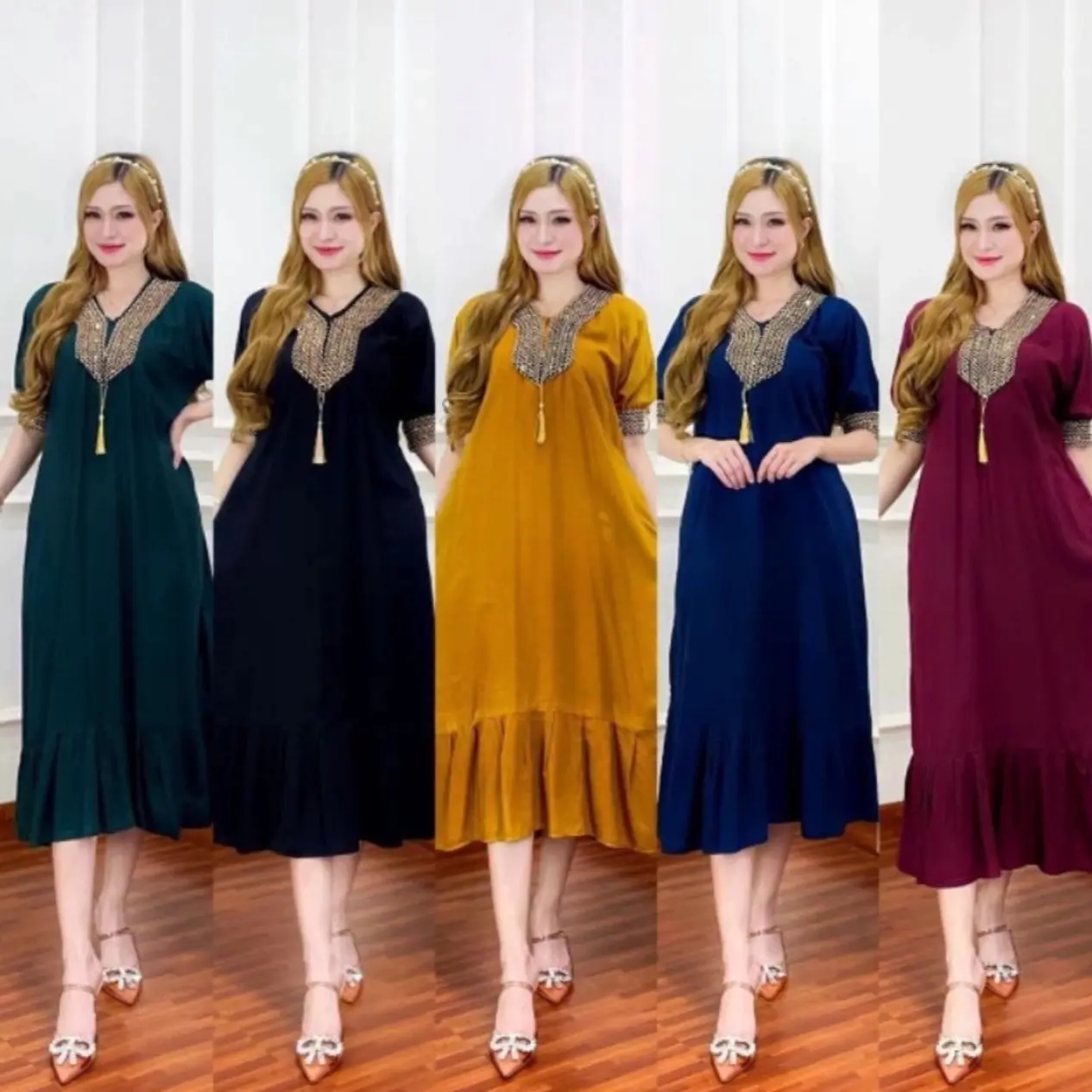 Daster arap renda daster renda busui bahan rayon premium daster sultan daster busui baju wanita atasan