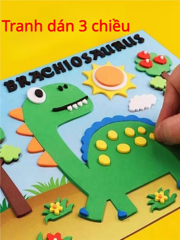 Hình Dán Ba Chiều Thủ Công Tự Làm, Dành Cho Trẻ Em, Vật Liệu Sản Xuất 3D, Đồ Chơi Cho Bé Gái, Nghệ Thuật Tự Làm, Thích Hợp Cho Mẫu Giáo