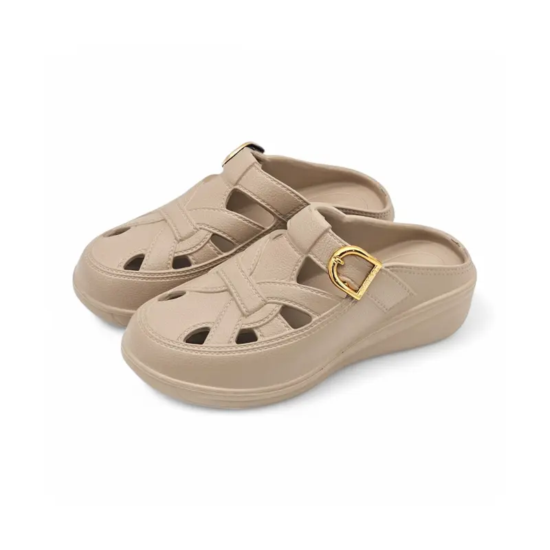 Sandal Wanita Sendal Selop Wanita Tebal Fashion Model kekinian Antislip Empuk dan Ringan Karet Shoes 6