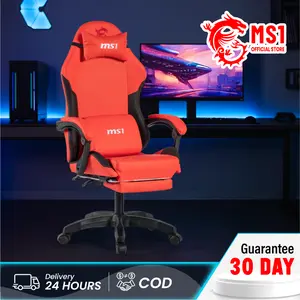 MS1 - Kursi Gaming Gamers Chair Kursi Kantor Kursi Main Game Kursi Gaming dengan Sandaran Kaki