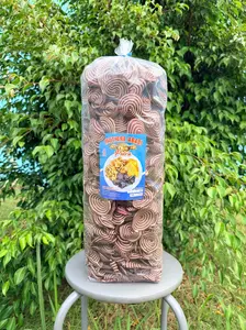 Kripik Kue Kuping Gajah Coklat 1KG Camilan Renyah Manis