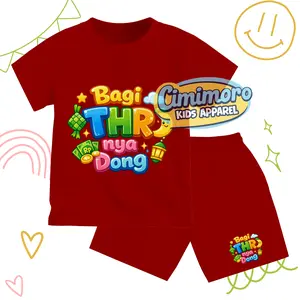 Cimimoro Setelan Anak Cowok Cewek Viral Tema Lebaran Idul Fitri Gambar Kata Kata Bagi THR Nya Dong