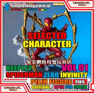 Keeppley Figure Spiderman (Vol 1) Zero Infinity Version Blindbox Segel / Original Model Kit Action