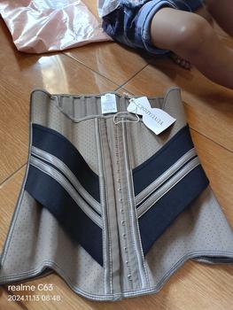 Product Review of YUYUADDICT - NEW Aria Latex Nylon Super Tight High Compression Core Corset Free Extension korsetsarahannaslimperut from p**y 1