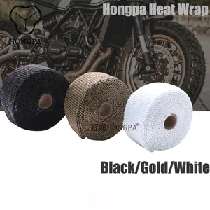 Exhaust wrap pembungus knalpot 1 Meter Blebet knalpot peredam panas knalpot klx crf Trail scrambler Japstyle Custom