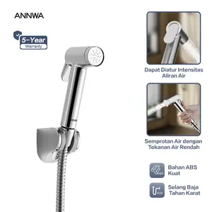 ANNWA Pembersih Semprotan Jet Bidet untuk Toilet beserta Semprotan Cebok NHQ02