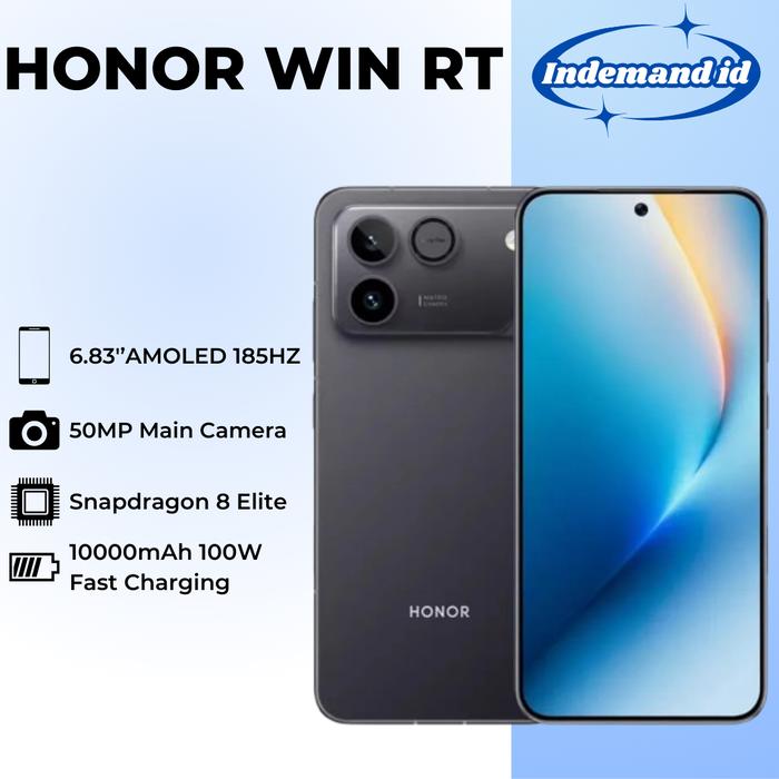 Jual Honor WIN RT 5G 6.83''OLED 185HZ Snapdragon 8 Elite 10000mAh