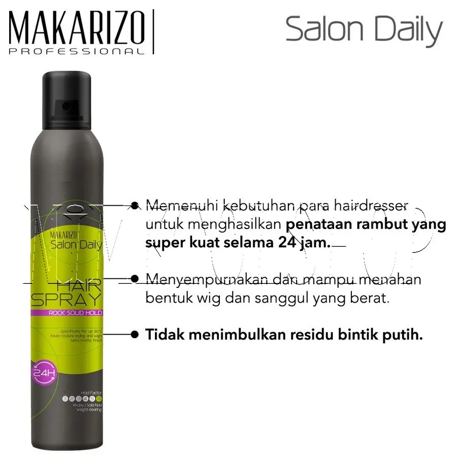 HAIR SPRAY ROCK SOLID 376ML 376ML