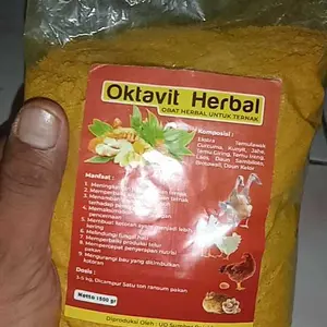 JAMU HEWAN TERNAK UNGGAS 500gr OKTAVIT HERBAL (HARUS BELI 2PCS/1KG)