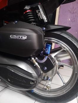 Product Review of Paket Variasi 2item Tabung Minyak Rem Model Pen'iss Cnc Plus Breket Tabung Minyak Rem Cnc Full CNC Plus Selang And Breket Selang Universal Semua Motor from P**U 0