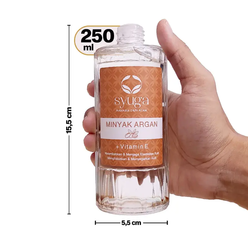 Syuga Minyak Zaitun - Perfume Body Oil dengan Vitamin E (Menyamarkan Stretch Marks dan Bekas Luka) Minyak PIjat Olive Oil | Minyak Argan | Minyak VCO | Minyak Jojoba 3
