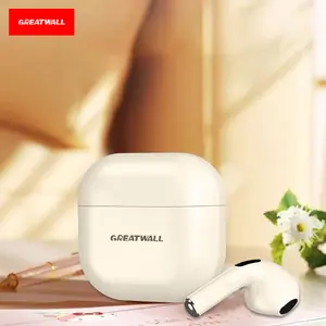 Greatwall 【BISA COD】AI 2026 Original TWS Earphone Nirkabel Bluetooth 5.4 Headset Setengah Telinga Pengurangan Kebisingan Bebas EarBuds Untuk Huawei iPhone