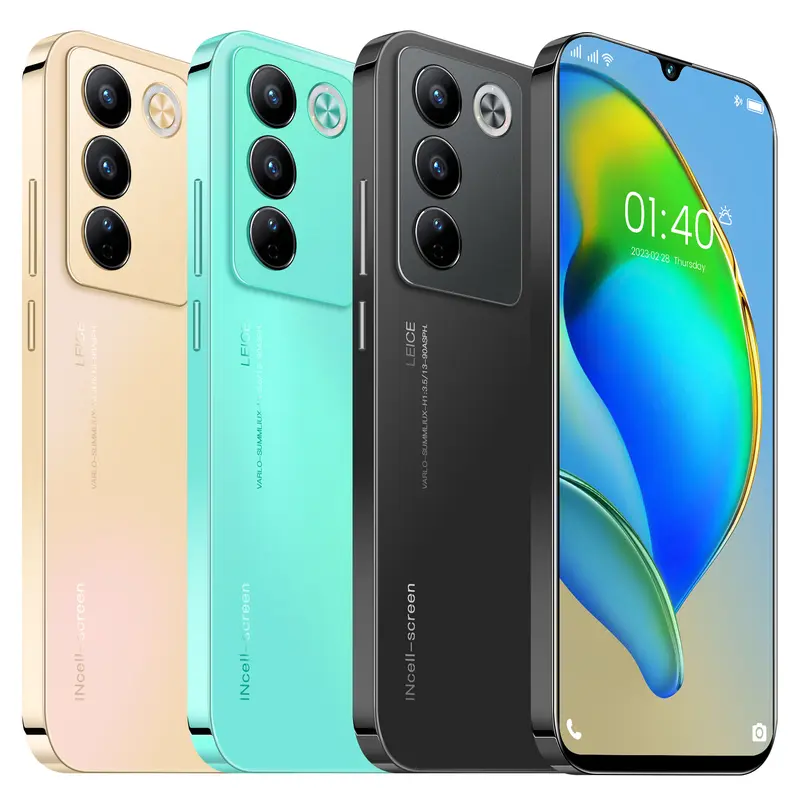Ponsel pintar V27e 5G layar besar 16G+1TB memori besar 0