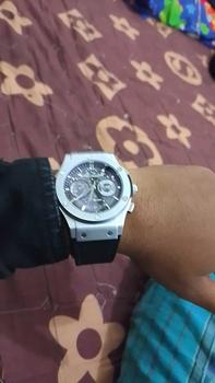 Product Review of PAD HENER LEXICON Jam Tangan Unisex Analog Original Water Resistant Tali Kulit Keren Luxury Chronograph Quartz Calendar Jam Tangan Cowok Sport COD + Kotak Eksklusif from m**u 0
