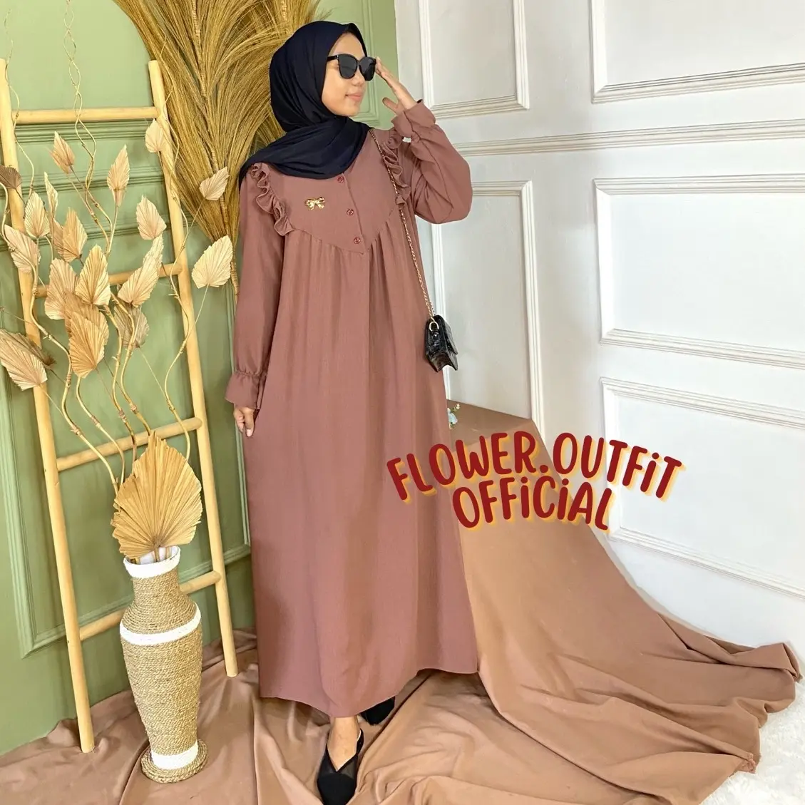 MELDI GAMIS cringkel bonus Bross By Flower.Outfit Airflow Dress