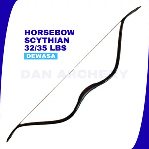 Promo Paket Busur Dewasa Model Horsebow 32/35 Lbs | Alat Panahan Latihan Olahraga Outdoor