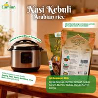 Gambar [Lumion Food] Nasi Kebuli Instan Premium 350gr biryani mandhi kebuli kabsah beras india arab 350g Rice  Makanan dari Lumion Food Kota Administrasi Jakarta Pusat 3 Tokopedia