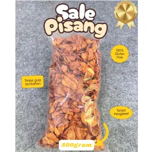 Sale Pisang Kering / Keripik Sale Pisang Renyah 100% Tanpa Gula Tambahan & Tanpa Pengawet Gluten Free Khas Banyuwangi