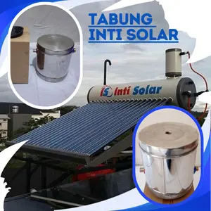 Inti Solar Anak Tangki Intisolar 5 Liter Stainless Anti Karat untuk Pemanas Air Tenaga Surya Terano Solarheat Sanken Centra Honeywell Polaris Maxtherm Ariane Bandal