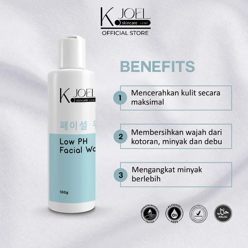 KJOEL 4in 1 - Day Cream, Night Cream, Facial Wash, Serum Vit C 1