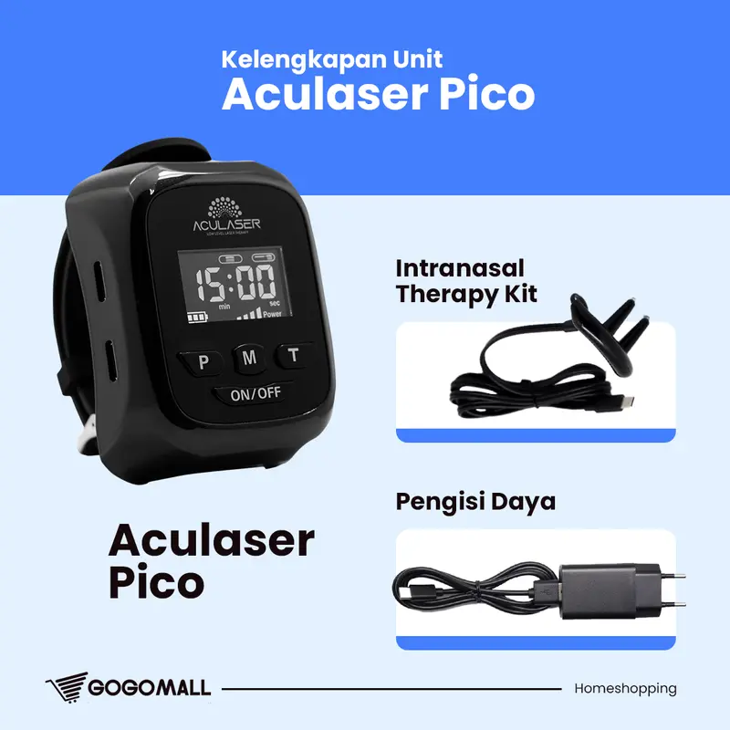 (PROMO LIVE) ACULASER PICO - Alat Terapi Stroke Diabetes Hipertensi Kolesterol Tinggi Teknologi Low-Level-Laser 4