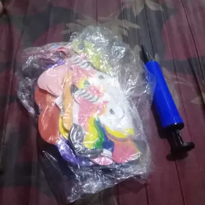 10pcs/30pcs/50pcs/Balon bando lucu/Labubu/Melody/Kuromi/Hewan kepala/(50pcs)Free pompa