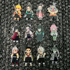 Keychain Acrylics Demon Slayer x Family Mart (Gantungan Kunci Akrilik DemonSlayerxFamilyMart)