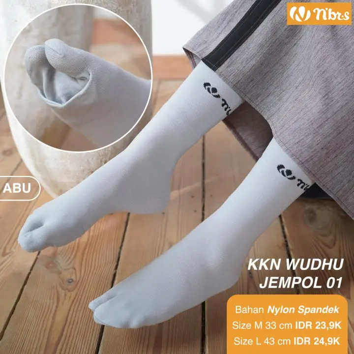 KAOS KAKI NIBRAS KKN WUDHU JEMPOL 001 0
