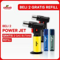 Gambar [BUY 1 GET 1] Crockie Powerjet Torch BBQ Gratis Reffil Gas Butane - powerjet 1 + gas 1 dari Crockie Store Kota Tangerang 2 Tokopedia