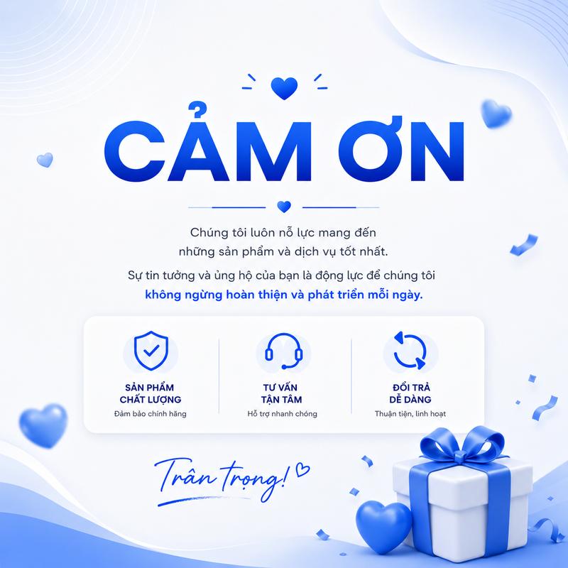THƯ CẢM ƠN KHÁCH HÀNG CỬA HÀNG TECHZONE