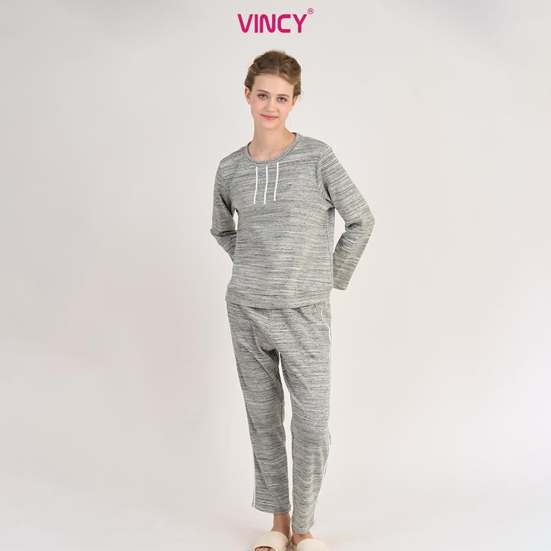  BỘ THUN DÀI TAY ẤM ÁP PHỐI VIỀN NỔI BẬT CHO THU ĐÔNG BTD045W01 