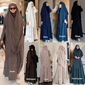 ANJUM SYAR’I BY ARSY HIJAB GAMIS UMROH SERAGAMAN HAJI ANTIUV SET ABAYA SYARI FRENCH KHIMAR CADAR