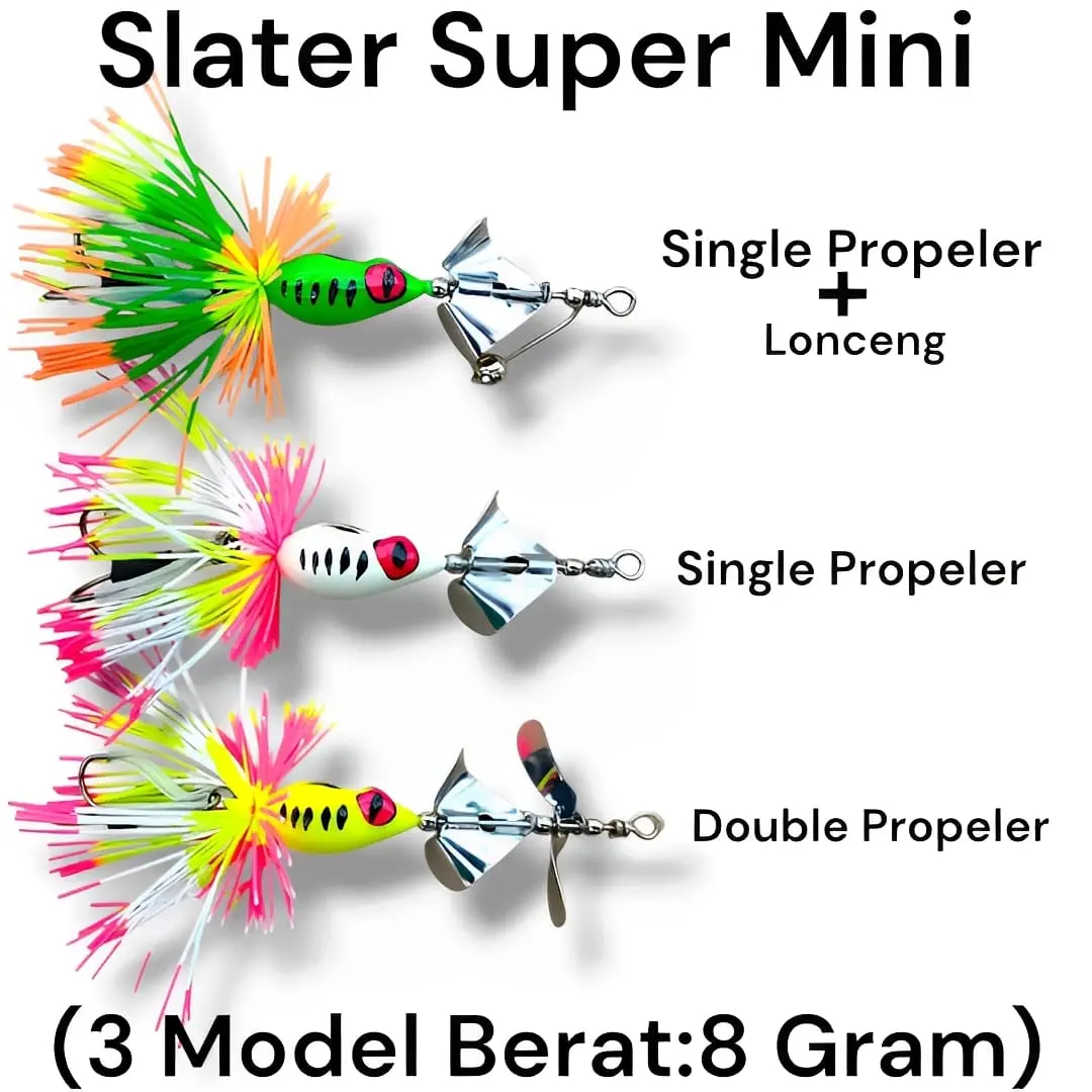 UMPAN CASTING SLATER SUPER MINI BERAT 8GRAM