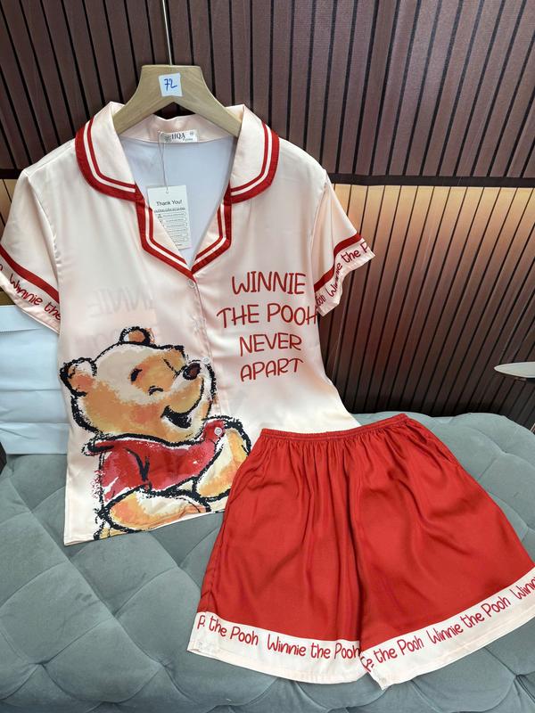 LATIN Đ21 ( 40- 62Kg) - Pijama latin lụa mịn thiết kế họa tiết DỄ THƯƠNG SANG TRỌNG, BỘ ĐÙI 2