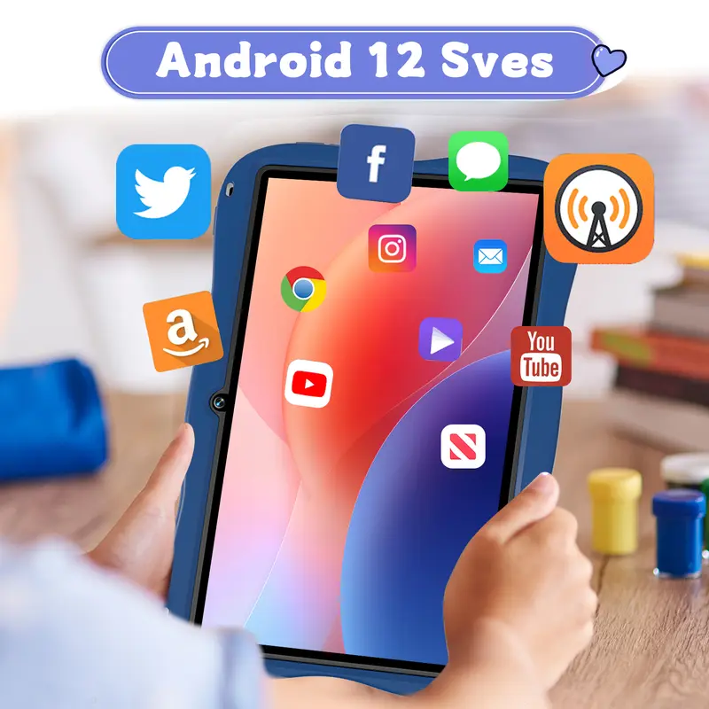 【Hancdon】 TAB STUDY KIDS Tablet Anak A15 Astronout Version Tablet Anak Tablet Astronout IPS Screen Tablet Edukasiasi // Wifi-Hotspot Only 7inch Bluetooth Layar 5