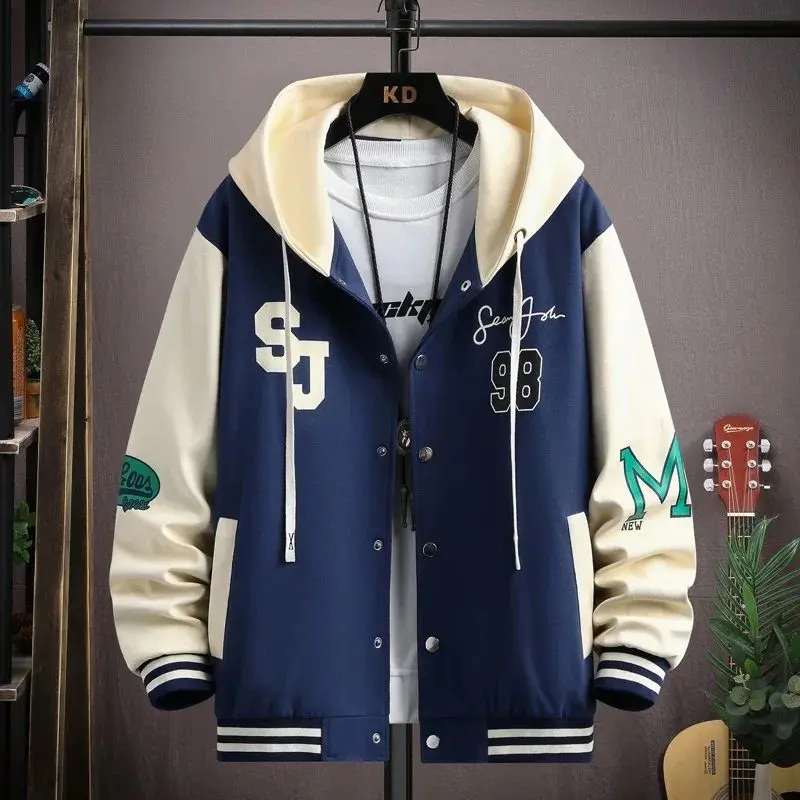 [MV] Jaket Sweater Varsity Hoodie SJ 98 Baseball Hoodie Pria Wanita Fleece Oversize