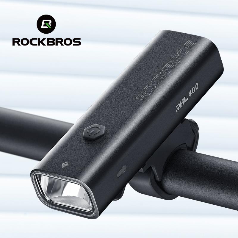 Đèn Xe Đạp, ROCKBROS, LED, Chống Nước, Type-C, Có Thể Sạc Lại, 2000mAh, Đèn Trước MTB, Đèn Pha, Làm Bằng Nhôm, Siêu Nhẹ, Đèn Pin, Thích Hợp Cho Xe Đạp Đường Trường, Phụ Kiện